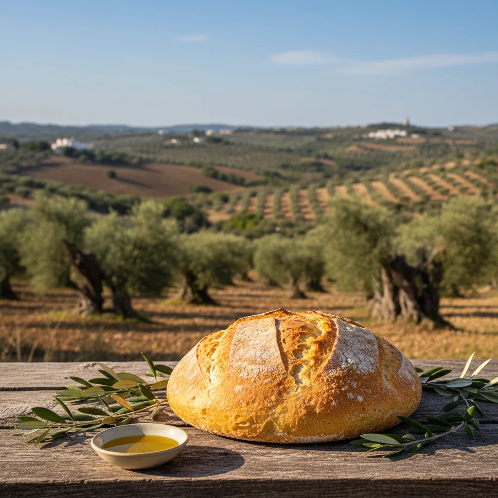 Pane di Altamura DOP: Apuliens Seele in jeder goldenen Scheibe