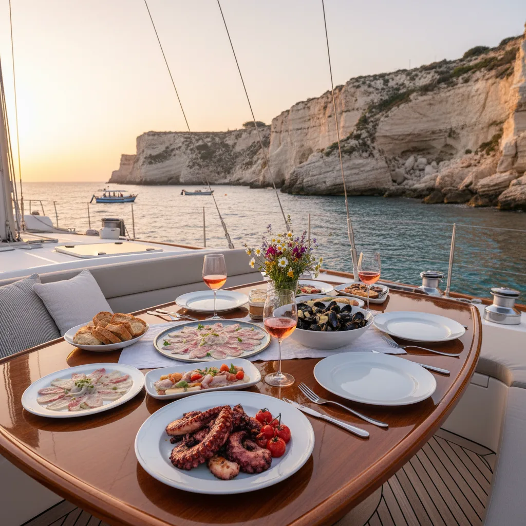 Яхтенный Чартер в Апулии: Шеф-повар на Борту, Адриатическая Кухня
