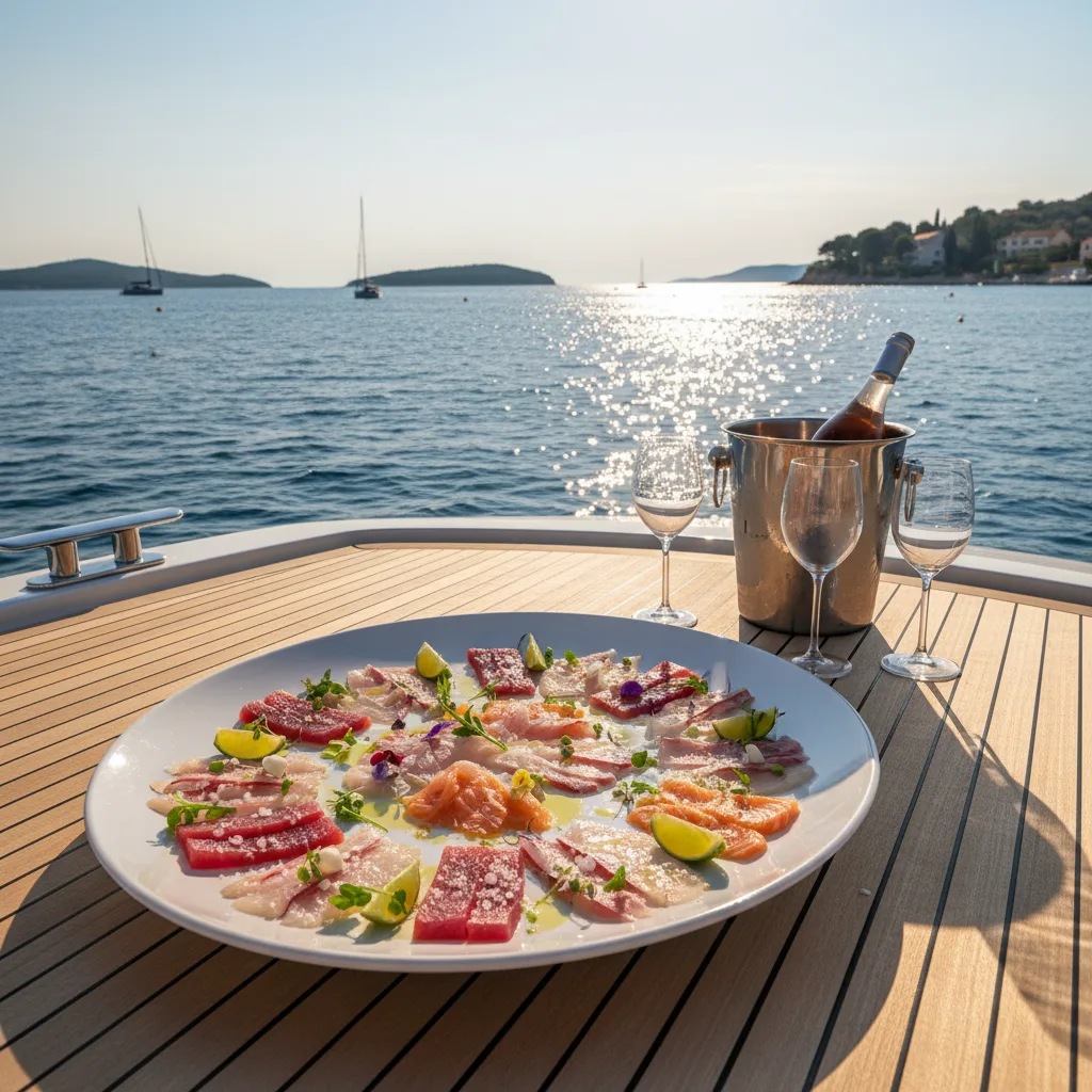 Crudo di Mare in Puglia: L'Eleganza del Crudo sul Tuo Yacht Privato