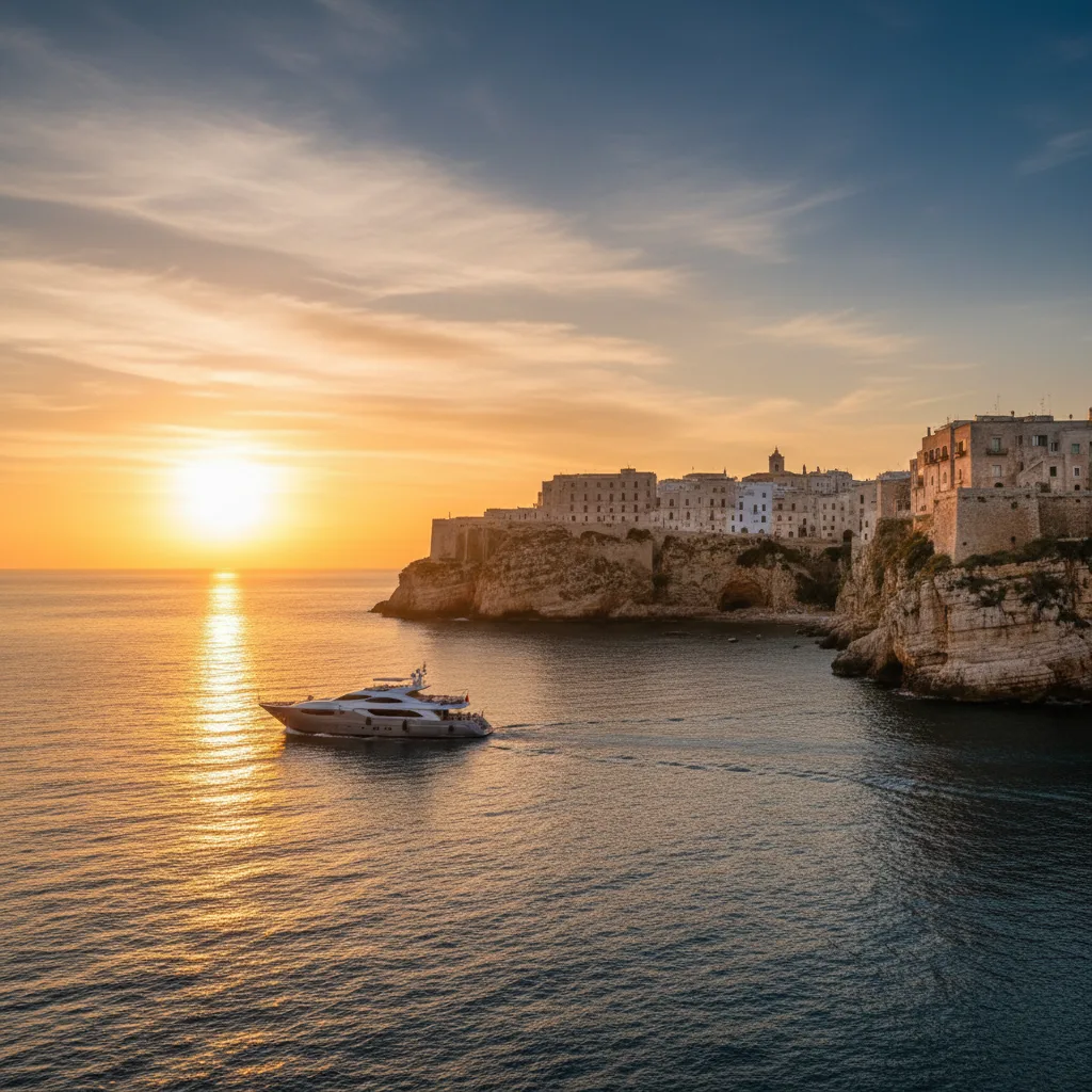 Яхтенные Круизы на Закате в Апулии: Адриатическая Магия из Полиньяно