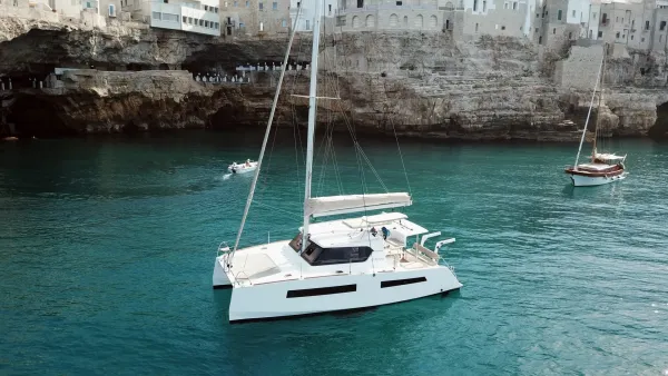 Aventura 34 catamaran charter Puglia