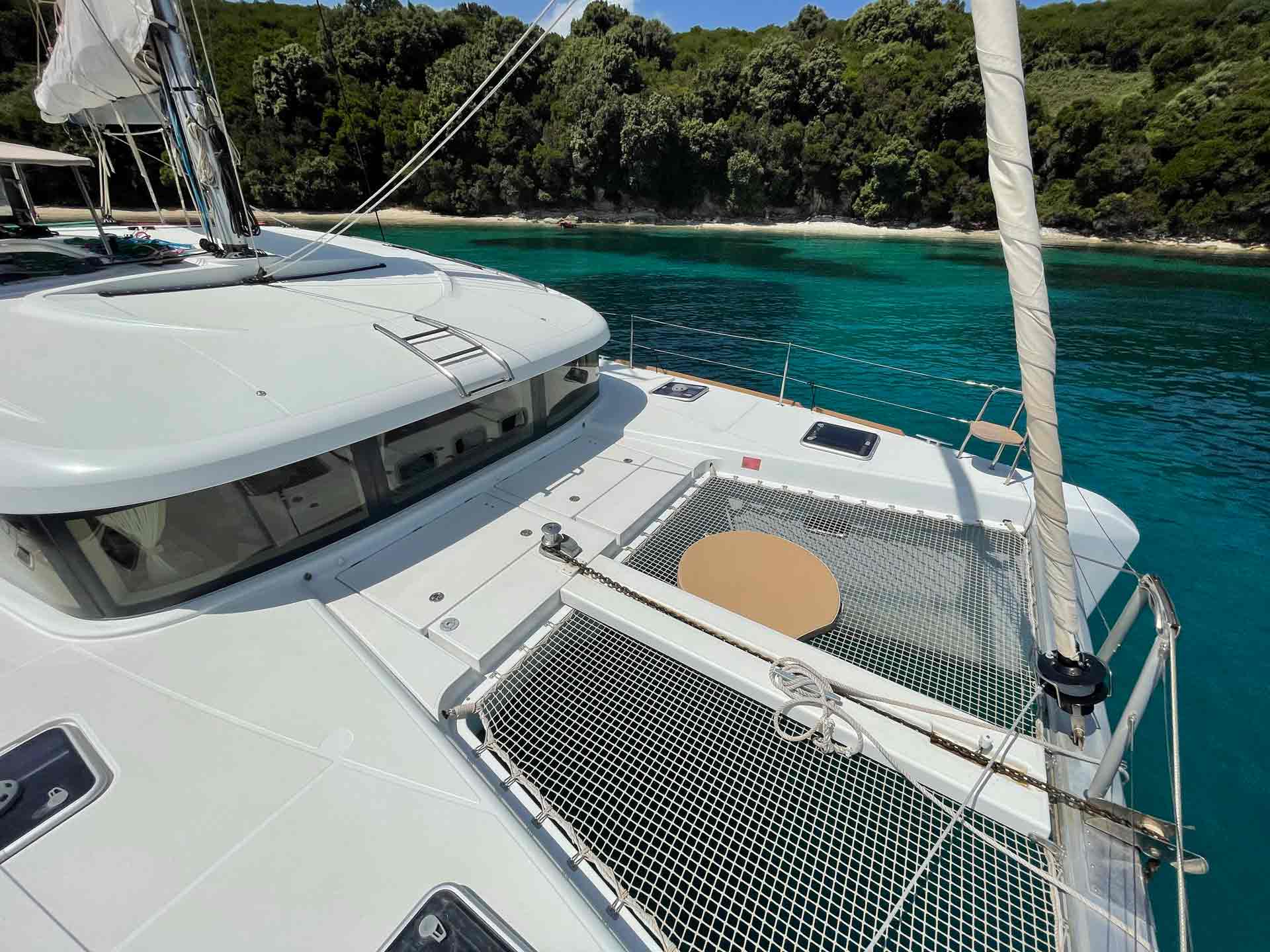 Lagoon 39 catamaran deck