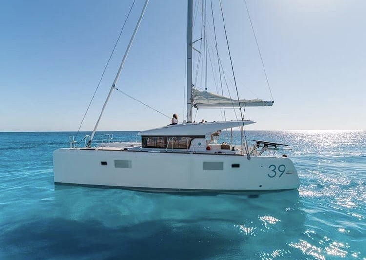 Lagoon 39 catamaran galley