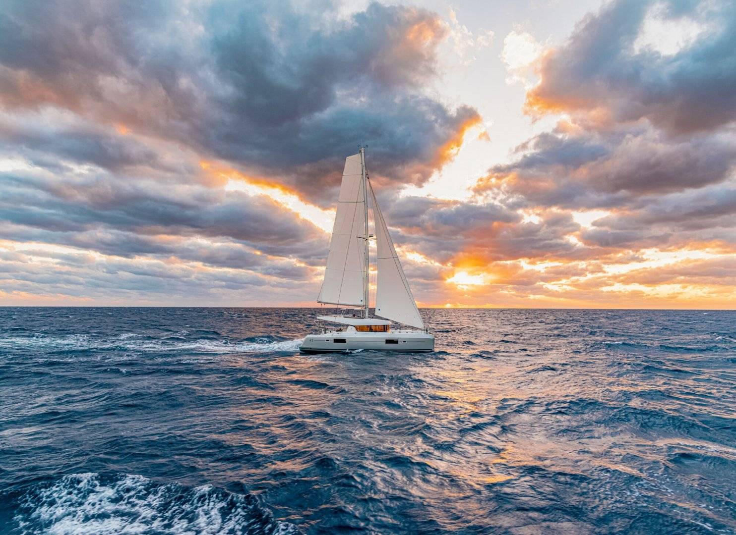 Lagoon 42 luxury catamaran charter Puglia